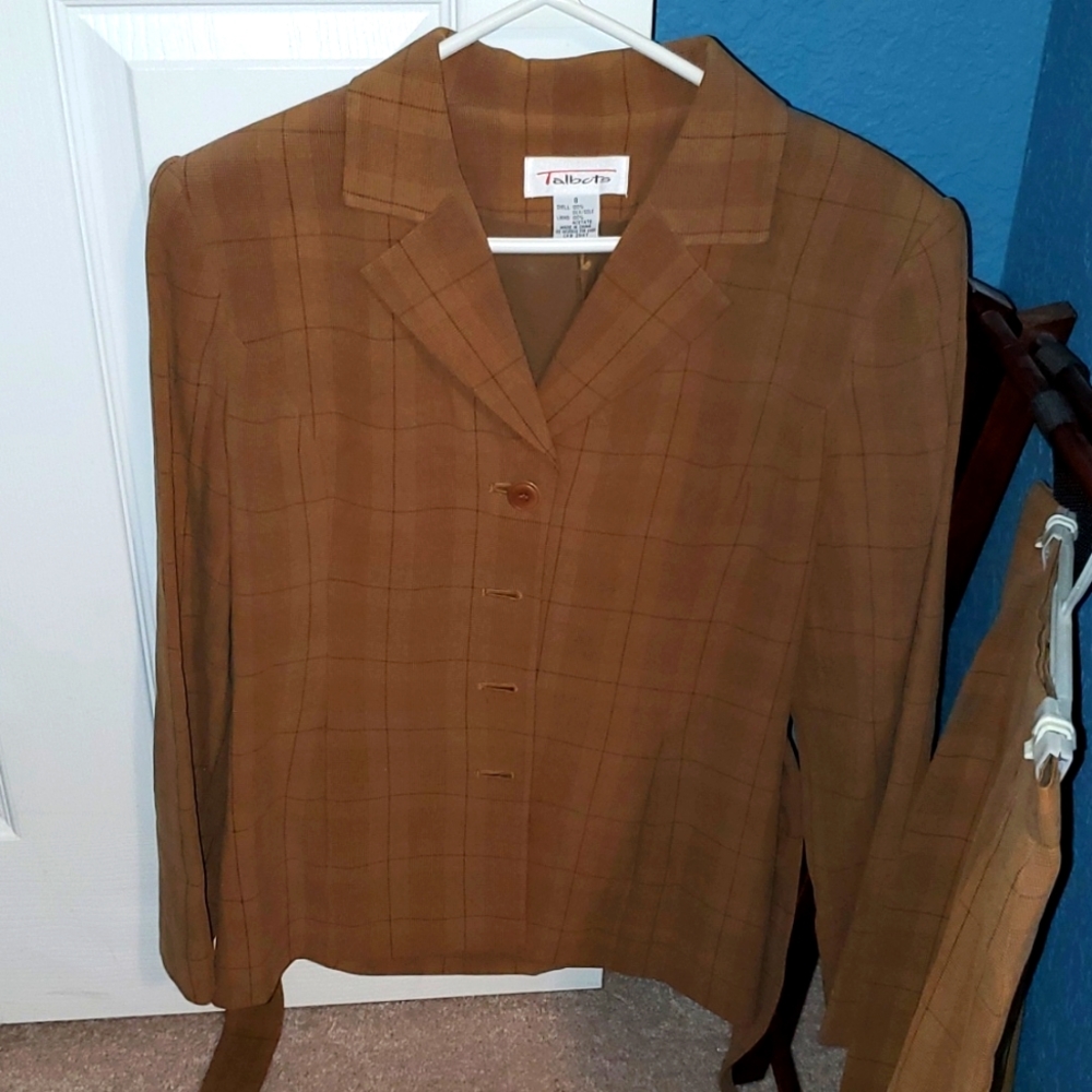 Talbots Silk suit and skirt